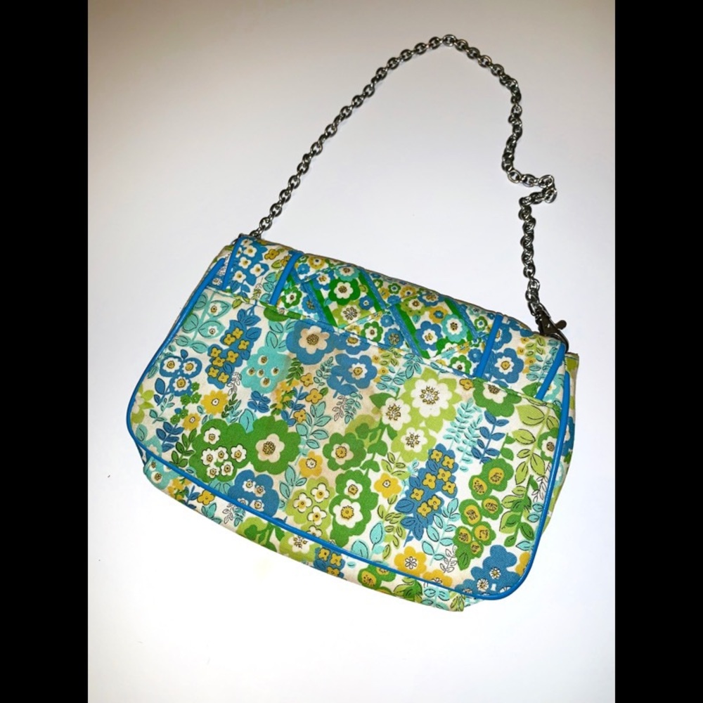 Vera Bradley Small Floral Clutch w/ Chain Strap - Picture 2 of 8